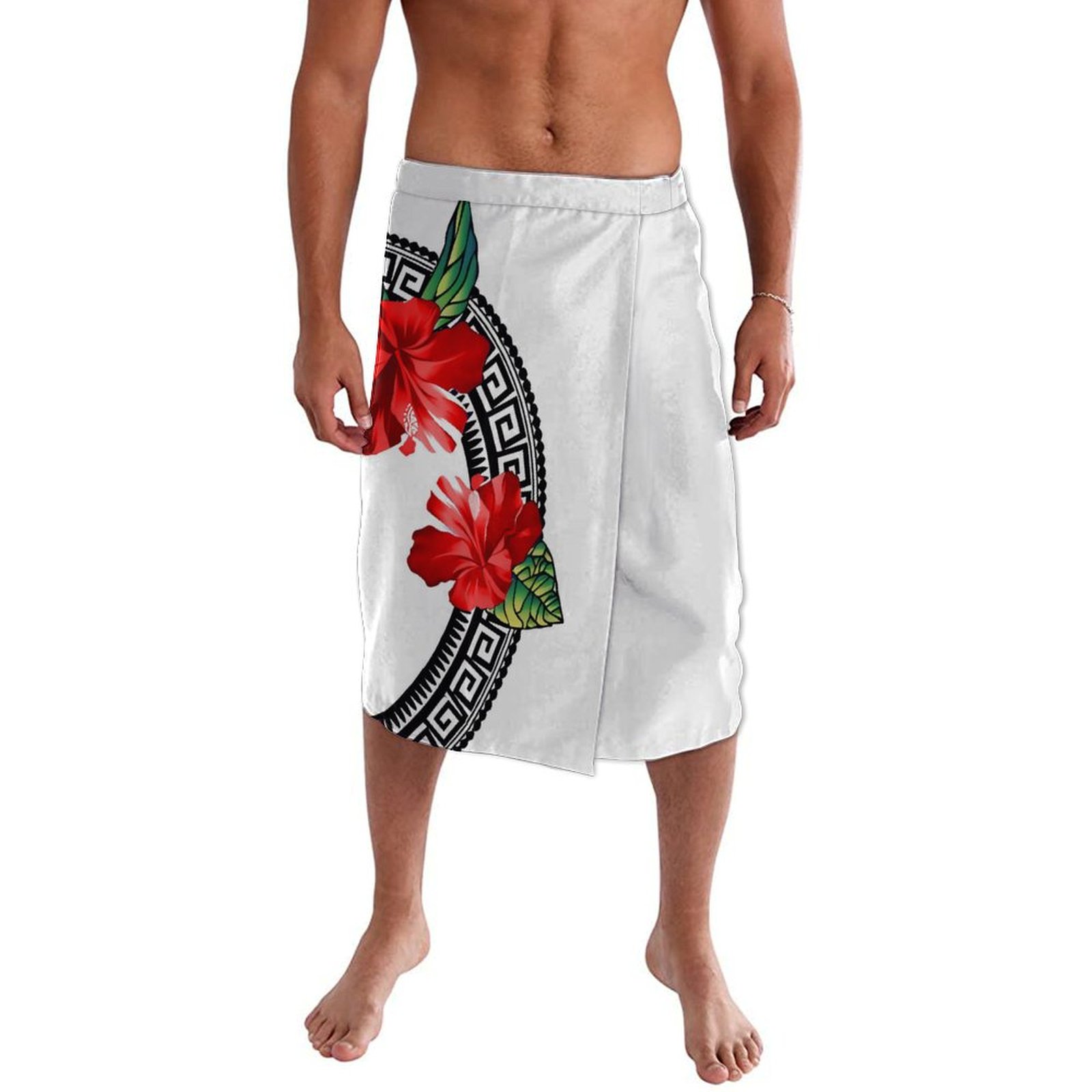 Sarong Men Wrap - Letnie wyspy tulejowe Tradycyjny polinezyjski fartuch