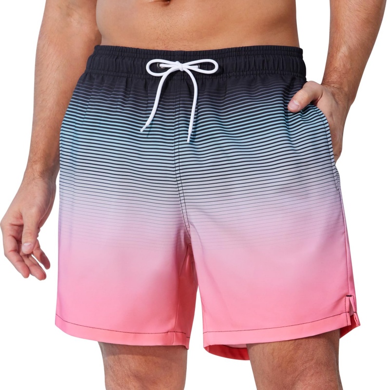 Trunks Board Surf - Modne męskie kąpielówki z grafiką ombre