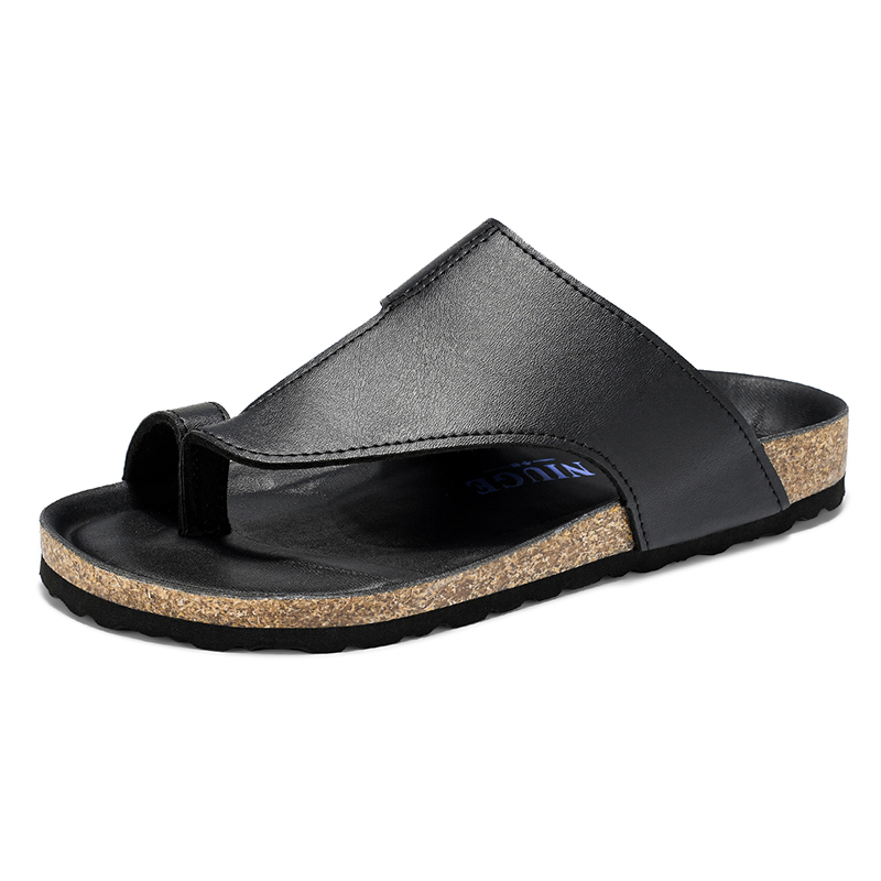 Letnie Klapki Korkowe Plus Siz – Flip Flop Leather Men recenzja i cena