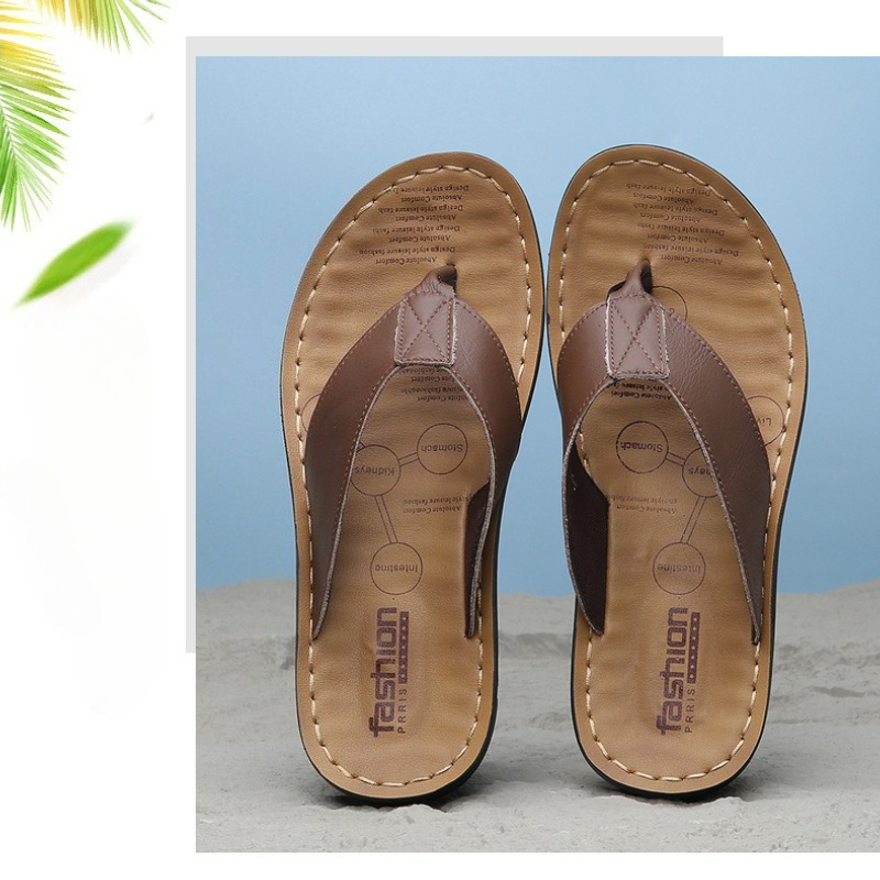 2026 Skórzane męskie klapki ja – Flip Flop Leather Men recenzja i cena
