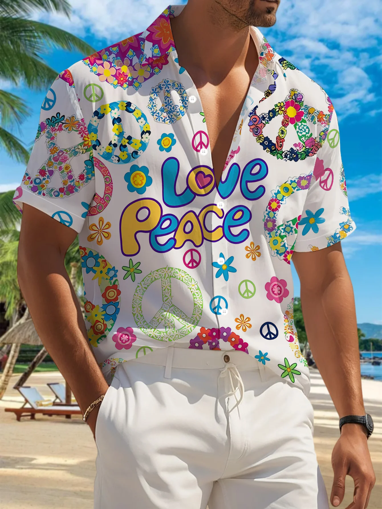 Koszula resortowa z minimalną  – Resort Shirt Floral recenzja i cena