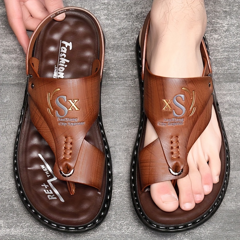 Męskie skórzane klapki sandały – Flip Flop Leather Men recenzja i cena
