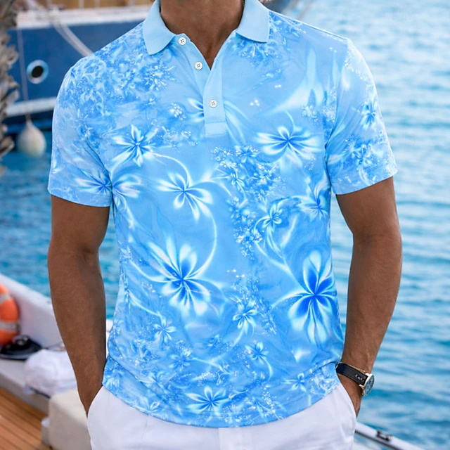 Męska koszulka polo w stylu le – Resort Shirt Floral recenzja i cena