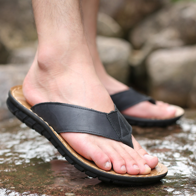 Klapki męskie Roma Retro, jedn – Flip Flop Leather Men recenzja i cena