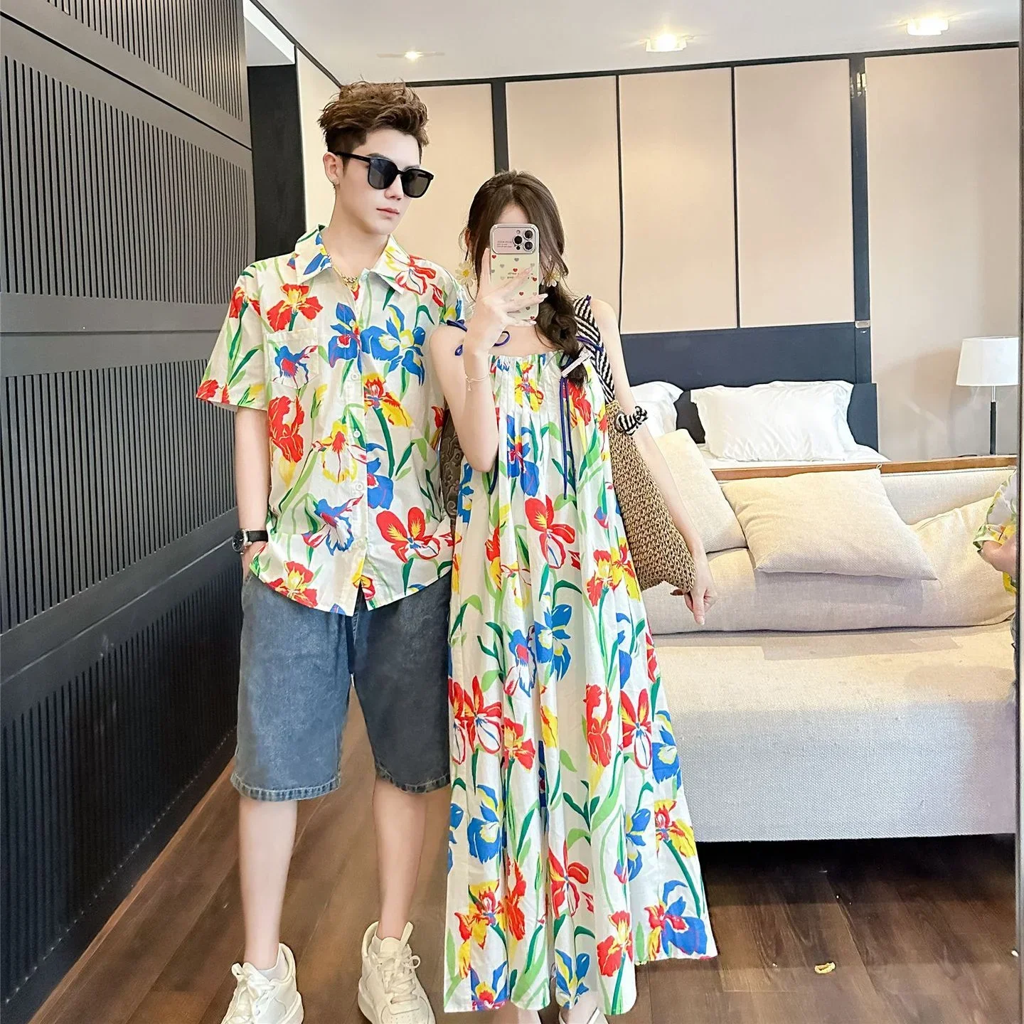 VacationClothes Korean Mommy a – Resort Shirt Floral recenzja i cena
