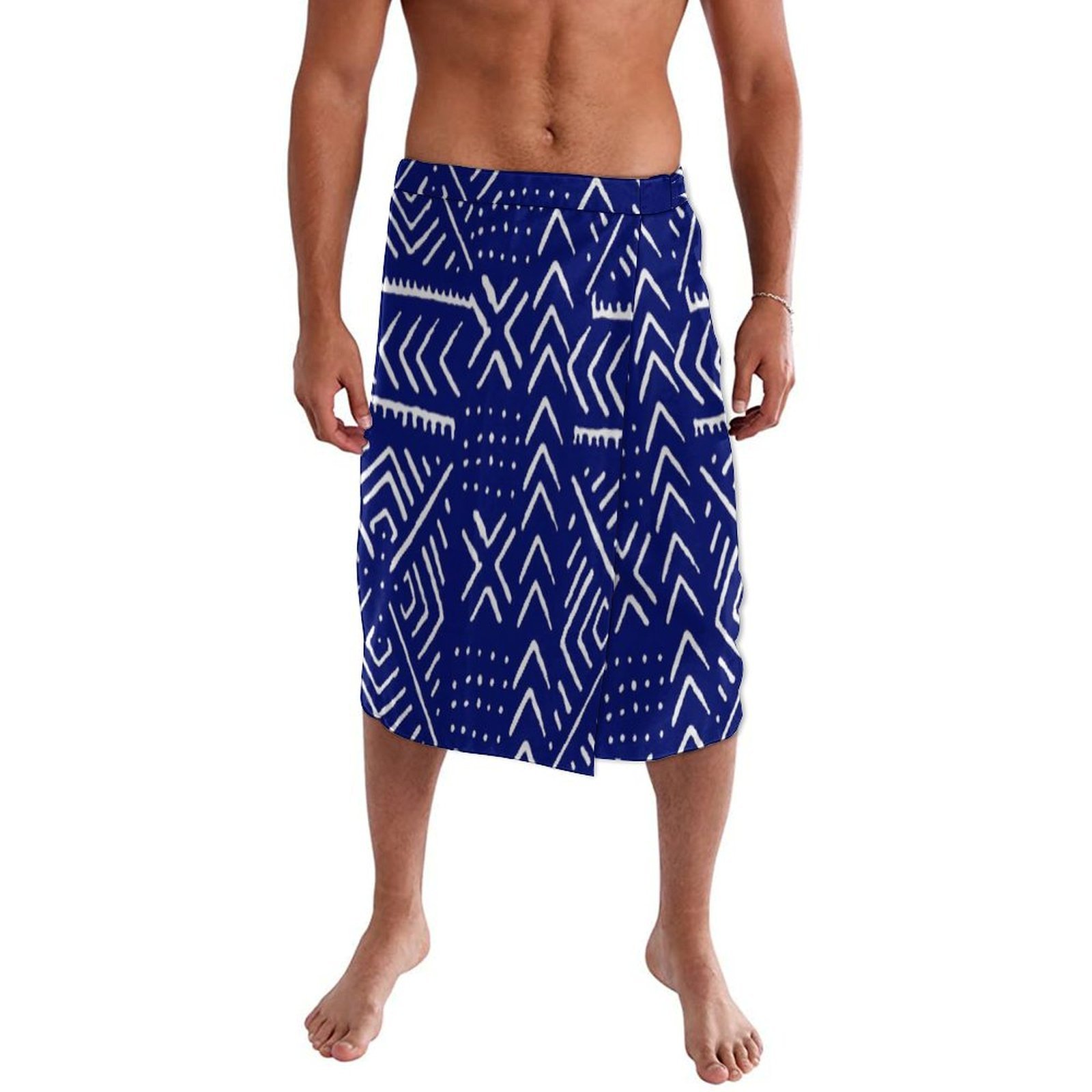 Niebieska kwiecista polinezyjs – Sarong Men Wrap recenzja i cena